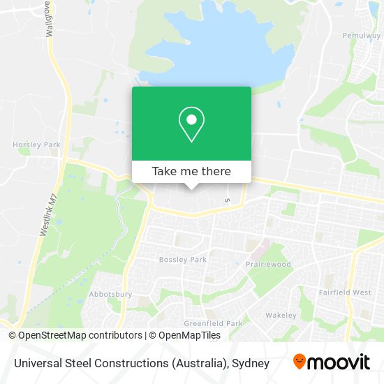 Mapa Universal Steel Constructions (Australia)