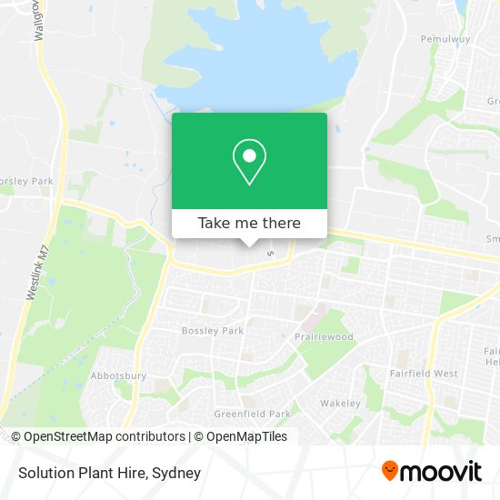 Solution Plant Hire map