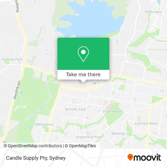 Candle Supply Pty map