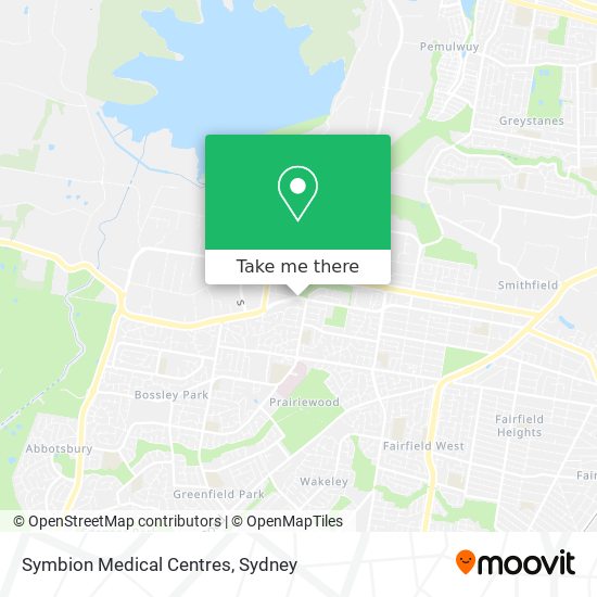 Symbion Medical Centres map