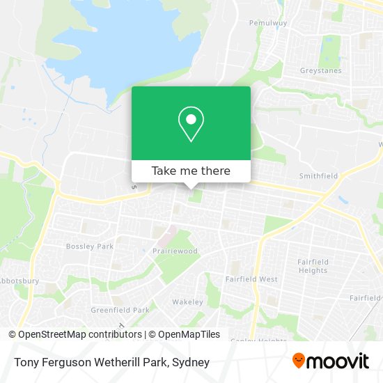 Tony Ferguson Wetherill Park map