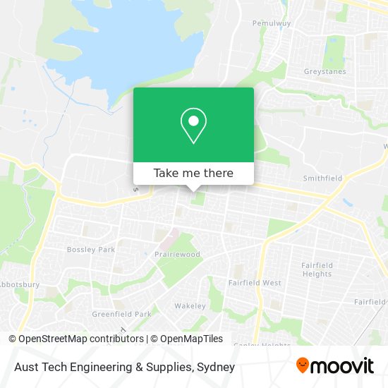 Aust Tech Engineering & Supplies map