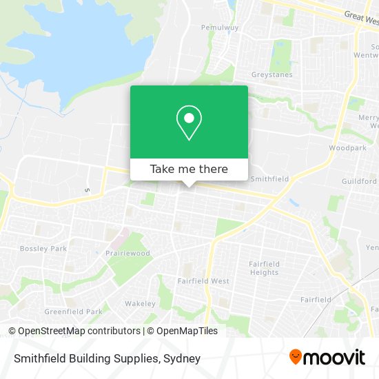 Smithfield Building Supplies map