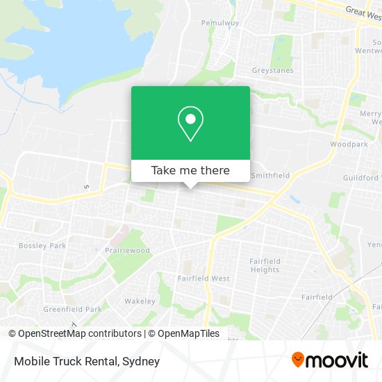 Mobile Truck Rental map