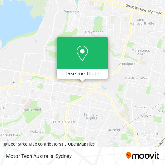 Motor Tech Australia map