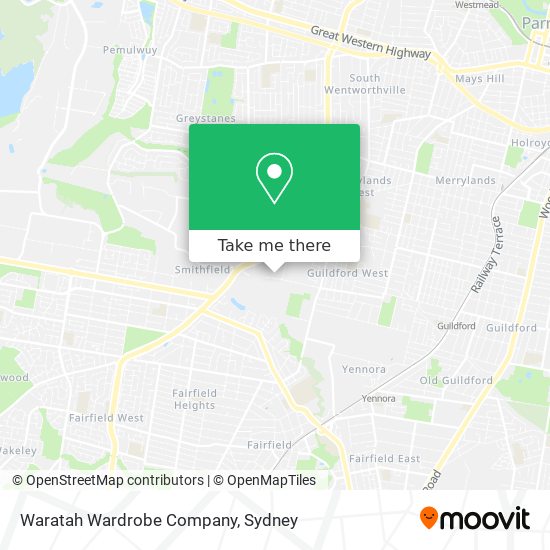 Waratah Wardrobe Company map