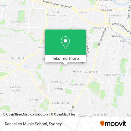 Rachelles Music School map