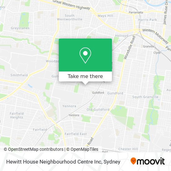 Hewitt House Neighbourhood Centre Inc map