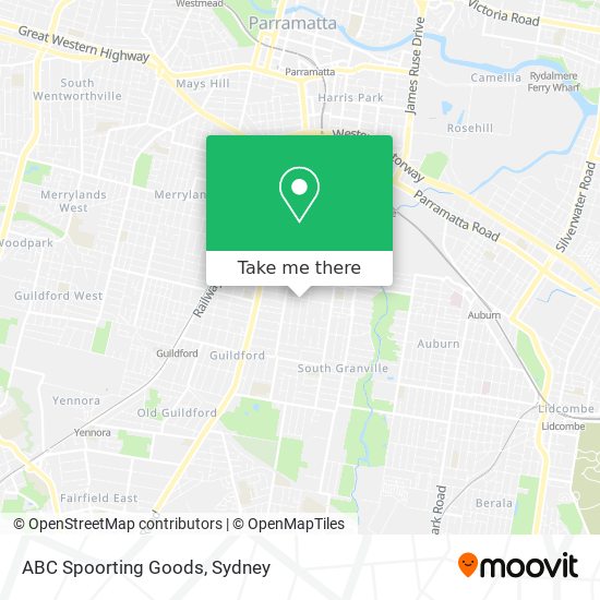 ABC Spoorting Goods map