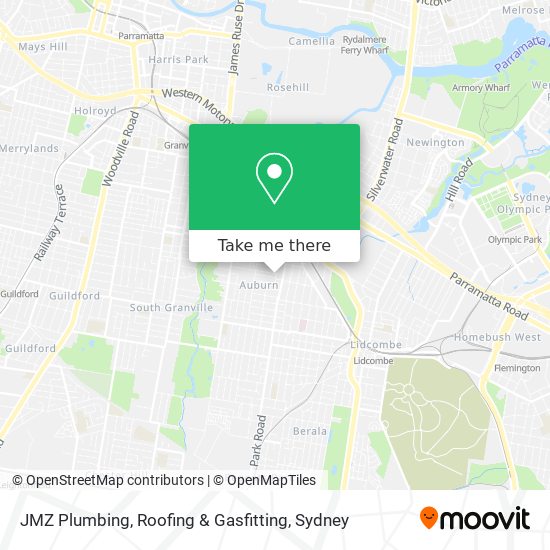 JMZ Plumbing, Roofing & Gasfitting map