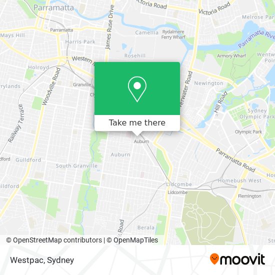 Westpac map