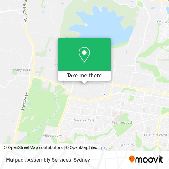 Flatpack Assembly Services map