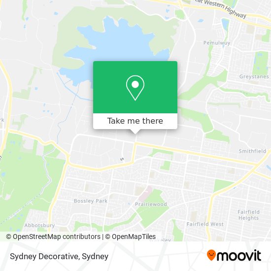 Mapa Sydney Decorative