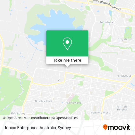 Ionica Enterprises Australia map