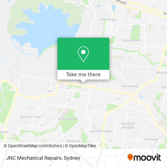 JNC Mechanical Repairs map