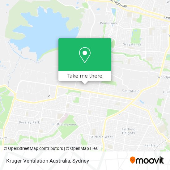 Kruger Ventilation Australia map