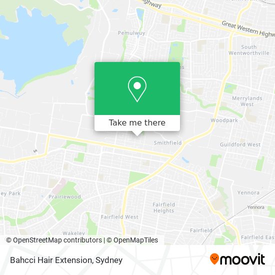 Bahcci Hair Extension map