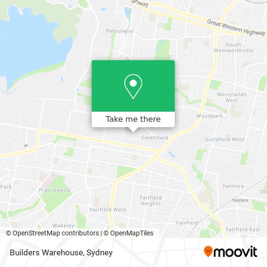 Builders Warehouse map