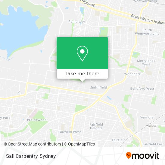 Safi Carpentry map