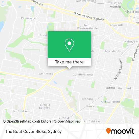 The Boat Cover Bloke map