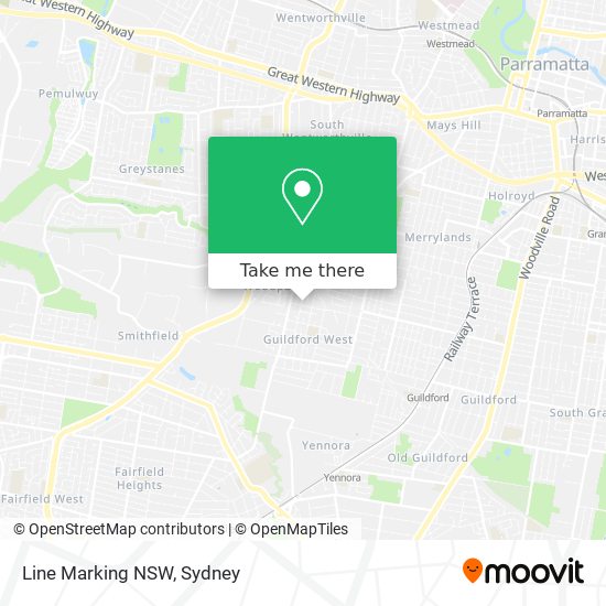 Line Marking NSW map