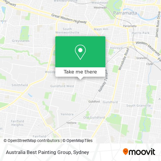 Australia Best Painting Group map