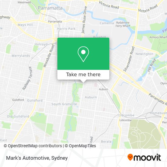 Mapa Mark's Automotive