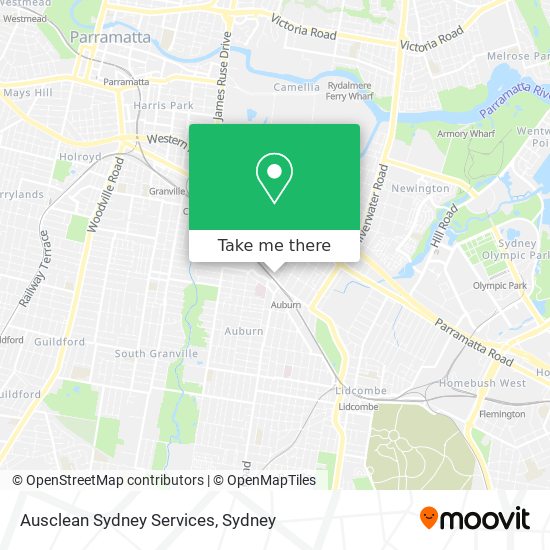 Ausclean Sydney Services map