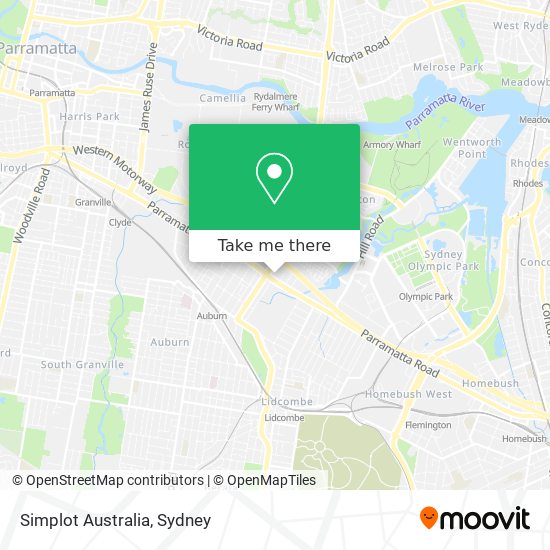 Mapa Simplot Australia