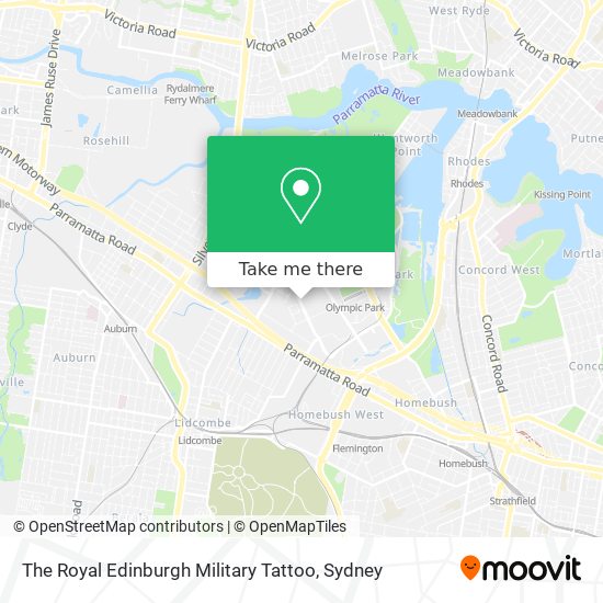 The Royal Edinburgh Military Tattoo map