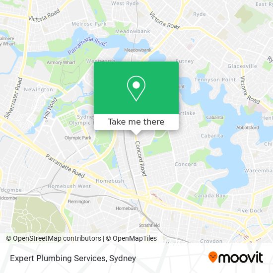 Expert Plumbing Services map