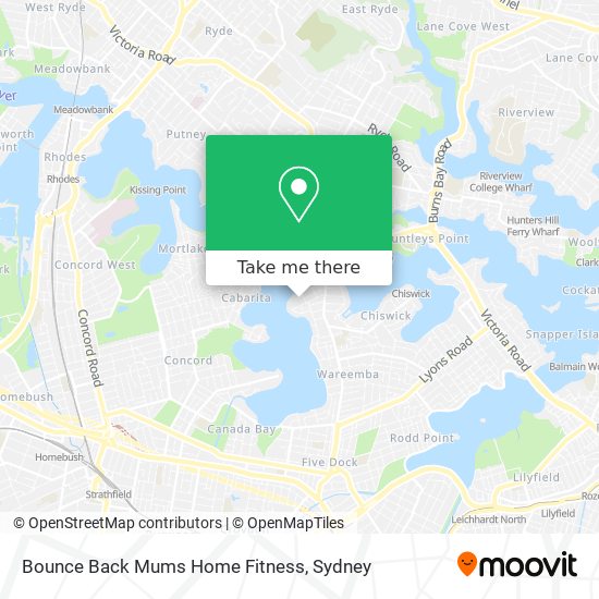 Mapa Bounce Back Mums Home Fitness