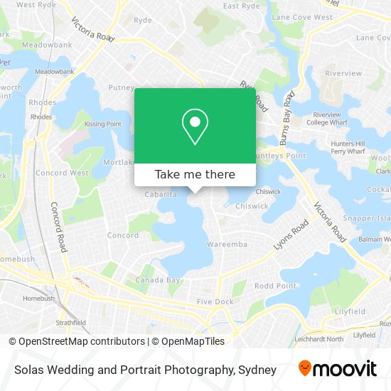 Solas Wedding and Portrait Photography map