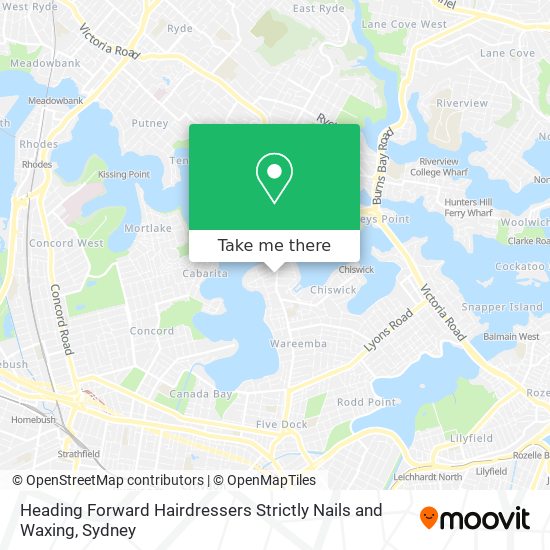 Heading Forward Hairdressers Strictly Nails and Waxing map