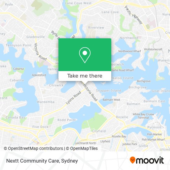 Nextt Community Care map