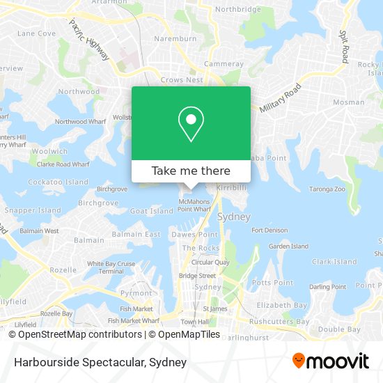 Harbourside Spectacular map