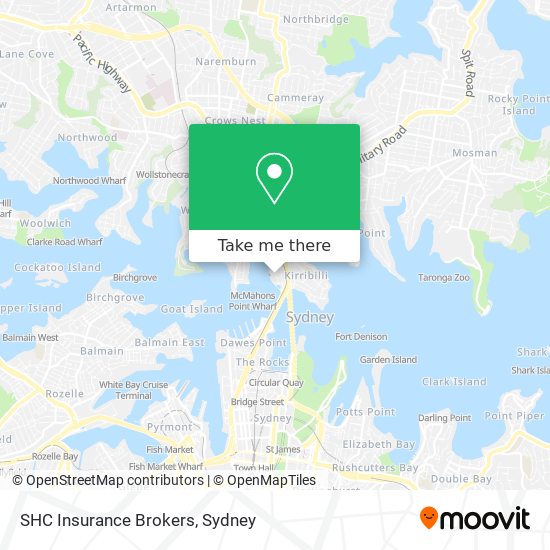 SHC Insurance Brokers map