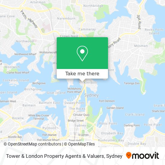 Tower & London Property Agents & Valuers map