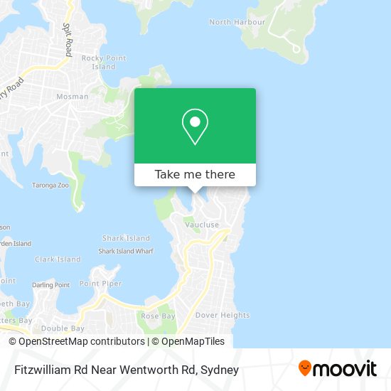 Mapa Fitzwilliam Rd Near Wentworth Rd