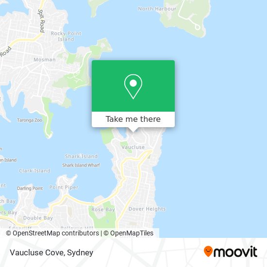 Vaucluse Cove map