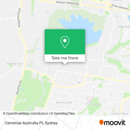 Mapa Cemimax Australia Pt
