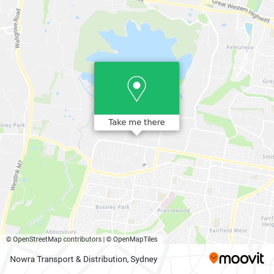 Nowra Transport & Distribution map