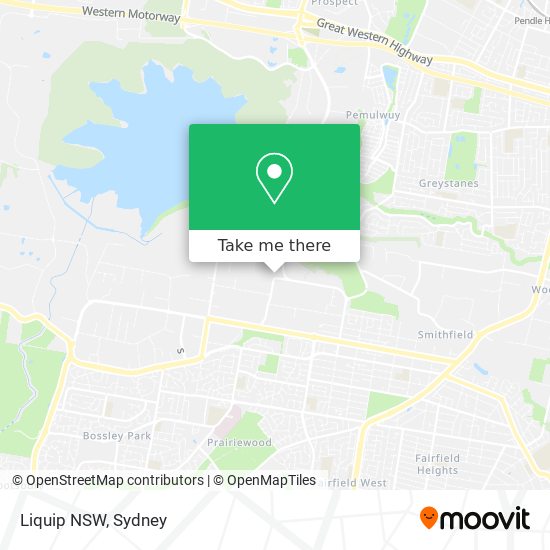 Mapa Liquip NSW
