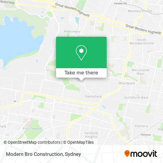 Mapa Modern Bro Construction