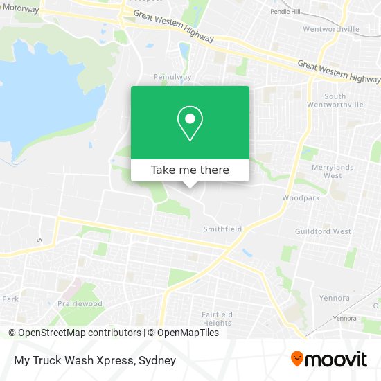 My Truck Wash Xpress map