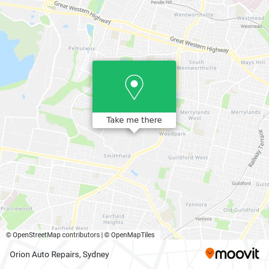 Orion Auto Repairs map