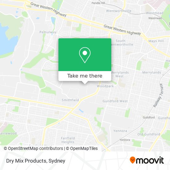 Dry Mix Products map