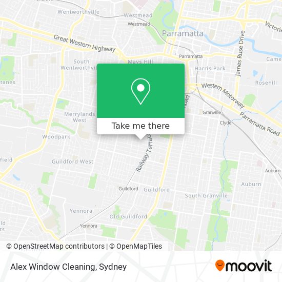 Alex Window Cleaning map