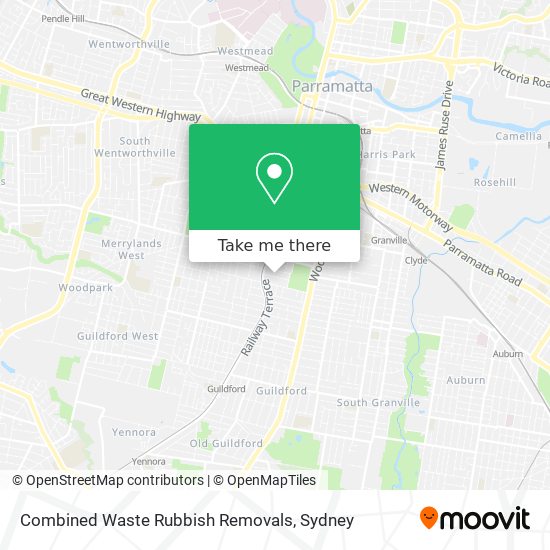 Mapa Combined Waste Rubbish Removals