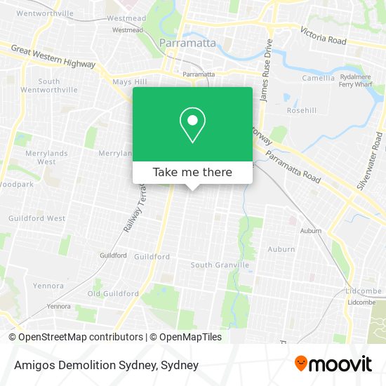 Amigos Demolition Sydney map